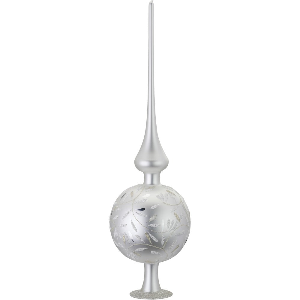 inge-glas-freudentanz-christbaumspitze-wei-matt-10-x-36-cm image 1