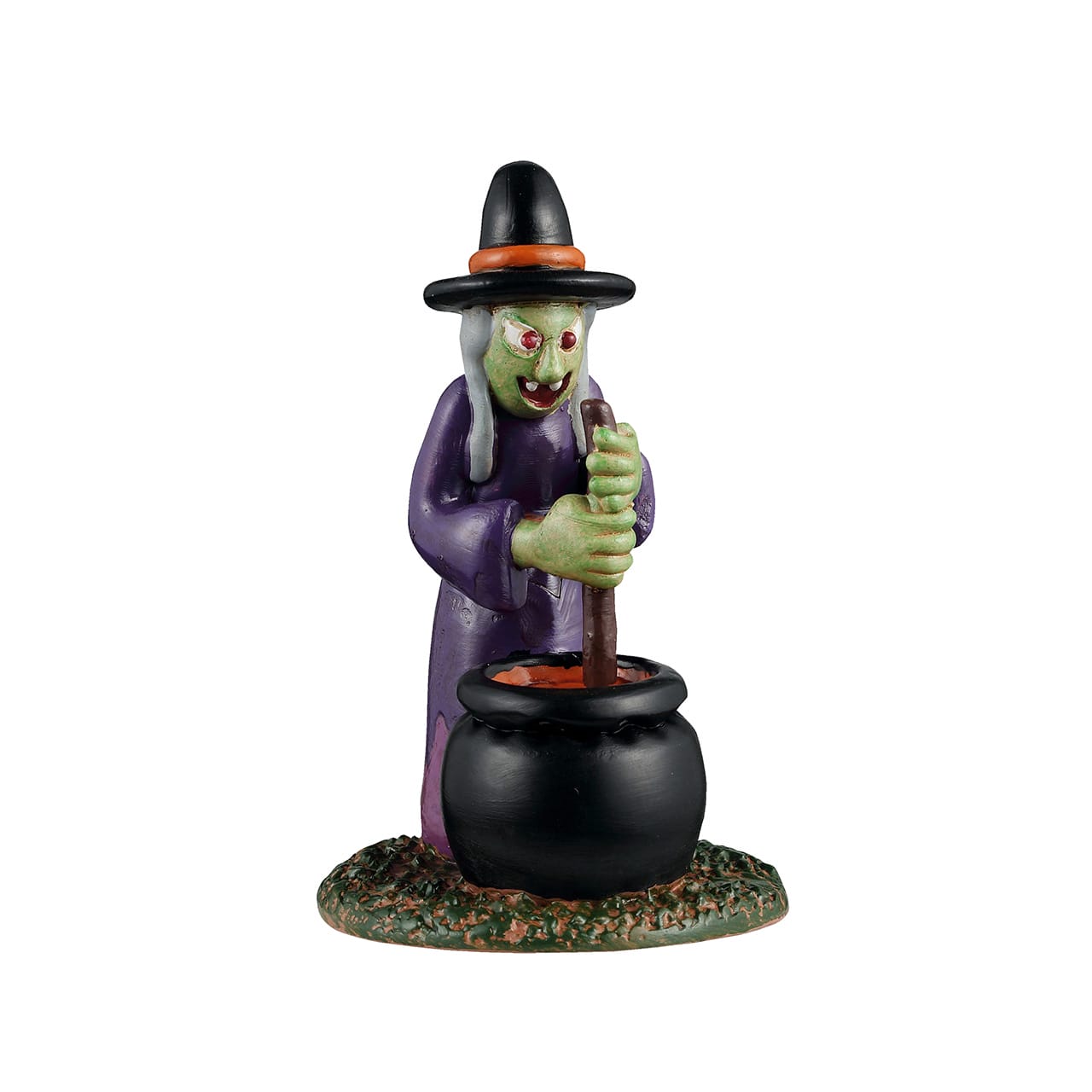 lemax-spooky-town-inflatable-witch-gartendekoration-mit-licht image 1