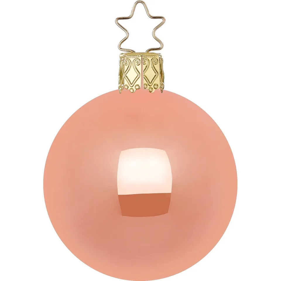 inge-glas-kugel-apricot-opal-christbaumkugel-15-cm image 1