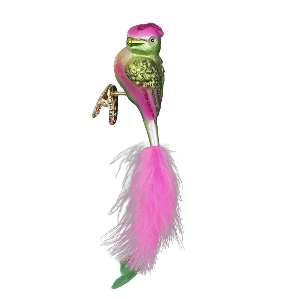 inge-glas-gr-nkakadu-glasfigur-christbaumschmuck-8-5-cm image 1