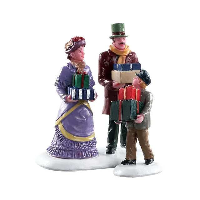 lemax-walking-family-caddington-figuren-set image 1