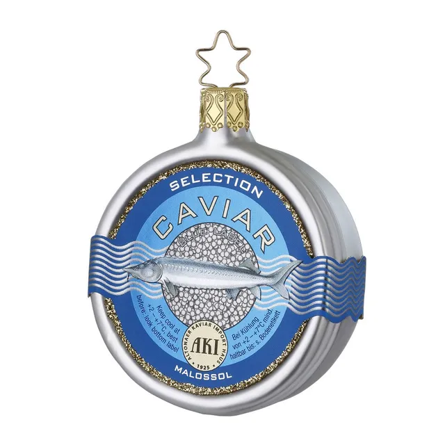 inge-glas-aki-selection-blue-label-caviar-anh-nger-7-5-cm-silber image 1