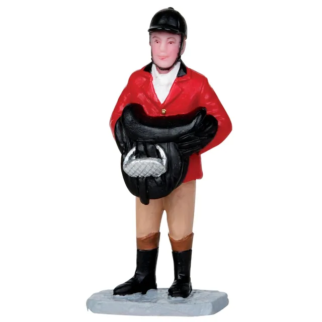 lemax-saddle-for-sale-weihnachtsdorf-miniaturfigur image 1