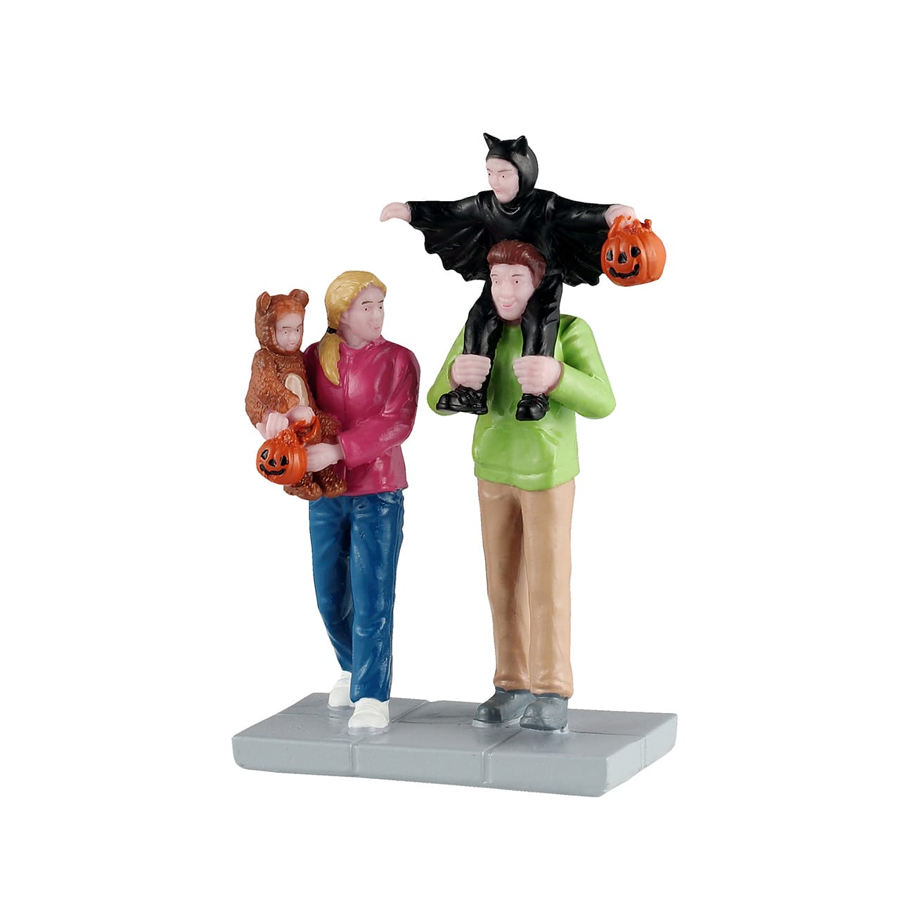 lemax-neighborhood-trick-or-treaters-halloween-figurenset image 2