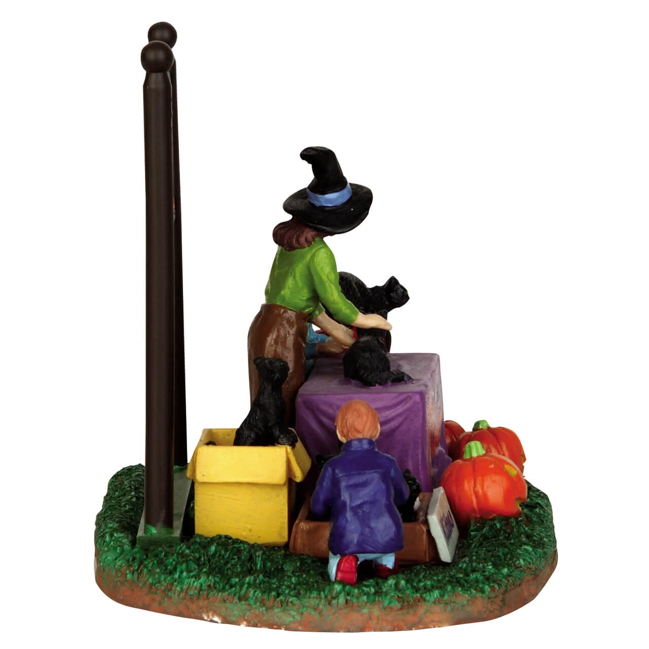 lemax-black-cat-adoption-spooky-town-figur image 2