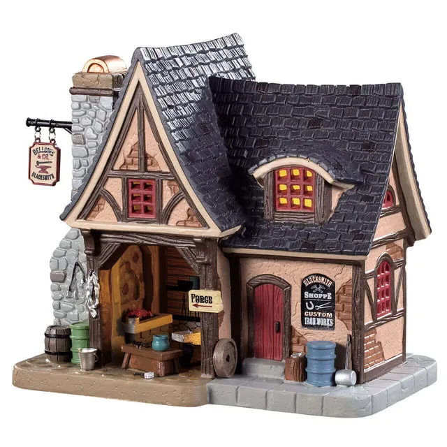 lemax-bellows-and-co-blacksmith-miniaturgeb-ude-caddington image 1