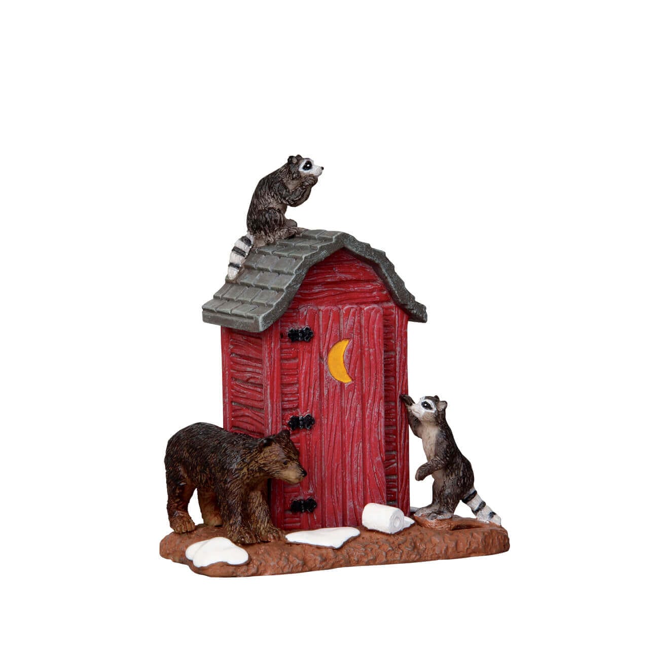 lemax-outhouse-marauders-vail-village-figurenszene image 1