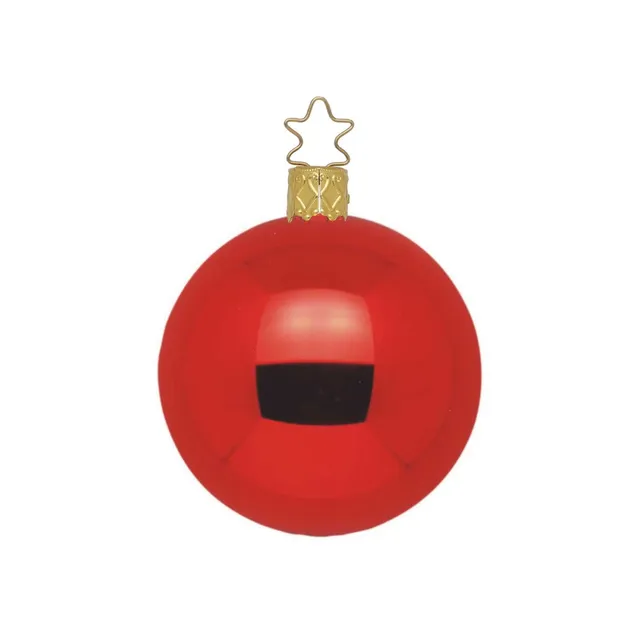 inge-glas-kugel-christbaumkugel-12-cm-rot-glanz image 1