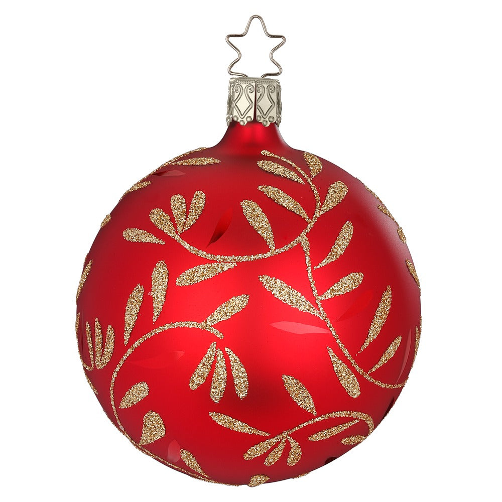 inge-glas-manufaktur-freudentanz-christbaumkugel-10-cm-rot image 1