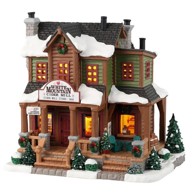 lemax-white-mountain-cider-mill-miniaturhaus-vail-village image 1
