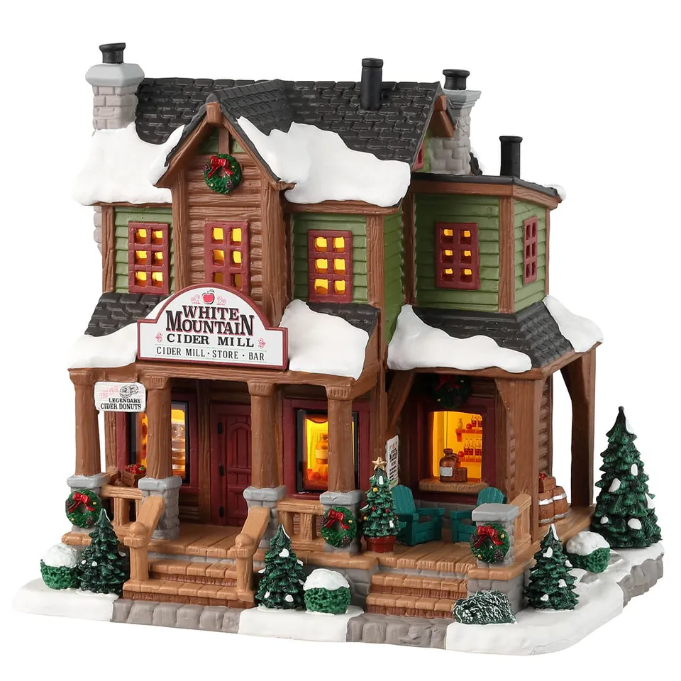 lemax-white-mountain-cider-mill-miniaturhaus-vail-village image 1