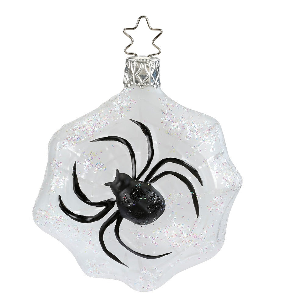 inge-glas-manufaktur-christbaumkugel-weihnachtsspinne-7-5-cm-wei image 1