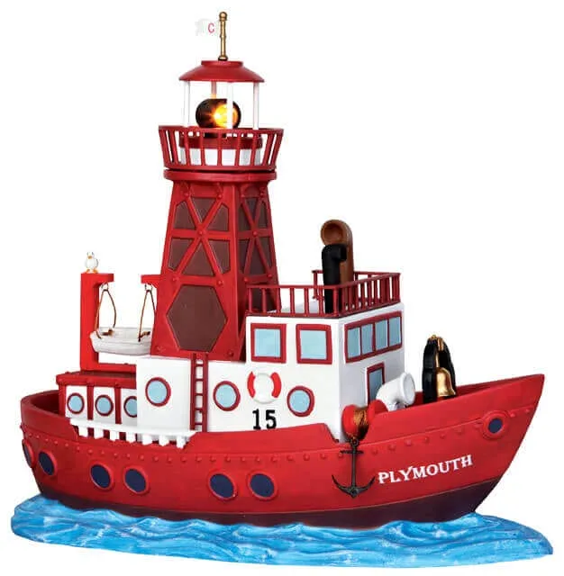 lemax-lightship-drehendes-leuchtfeuer-miniatur image 1