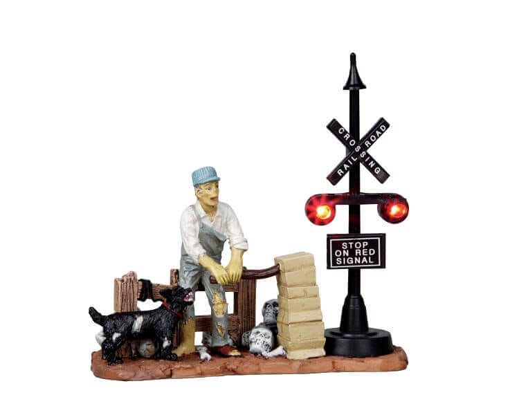 lemax-railway-switchman-miniaturfigur image 1