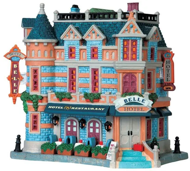 lemax-hotel-belle-miniatur-geb-ude-weihnachtsdorf image 1