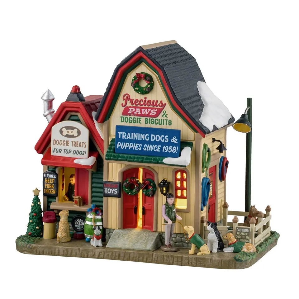 lemax-precious-paws-doggie-biscuits-tierladen-haus-harvest-crossing image 1