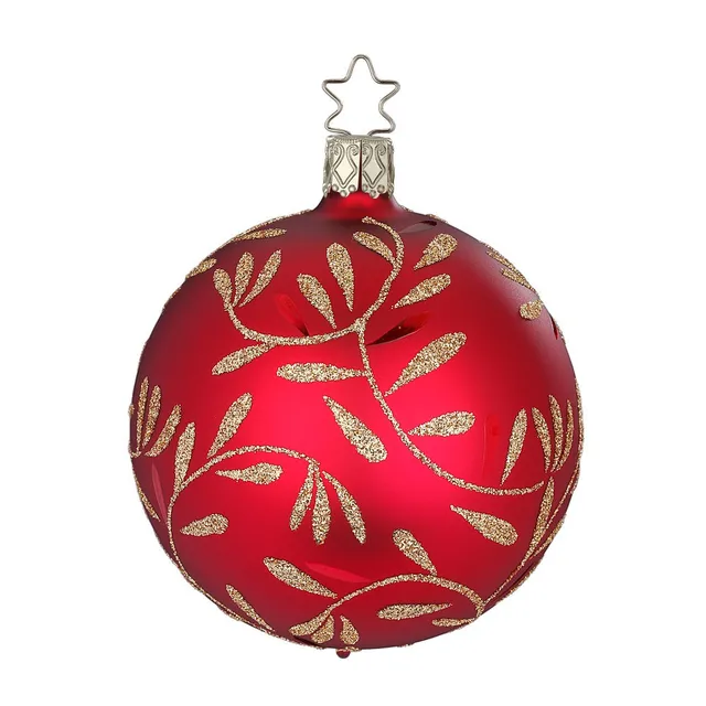 inge-glas-freudentanz-christbaumkugel-8-cm-rot image 1