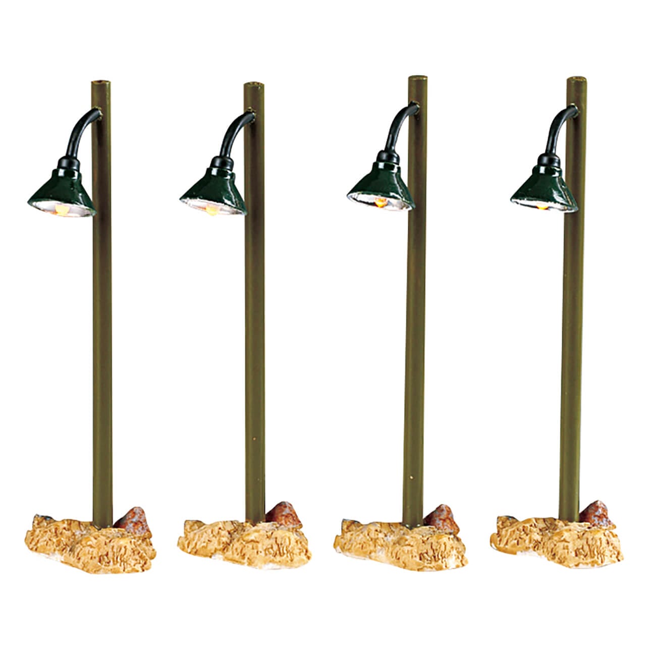 lemax-rustic-street-lamp-4er-set-miniatur-laternen image 2