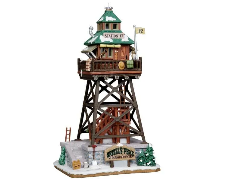 lemax-grizzly-peak-lookout-tower-weihnachtsdorf-geb-ude image 1