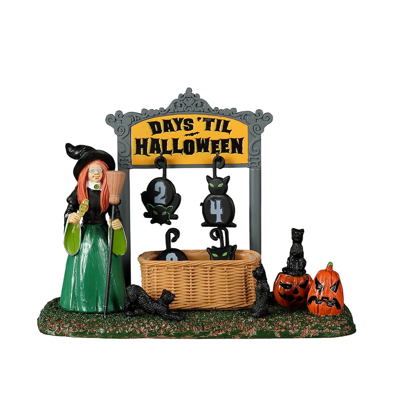 lemax-black-cat-countdown-halloween-countdown-figuren image 5