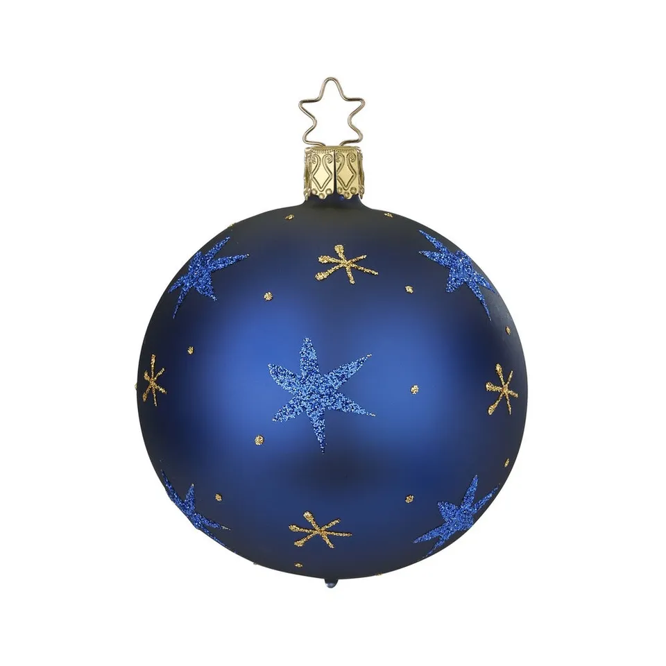 inge-glas-sternenhimmel-christbaumkugel-aus-glas-8-cm image 1