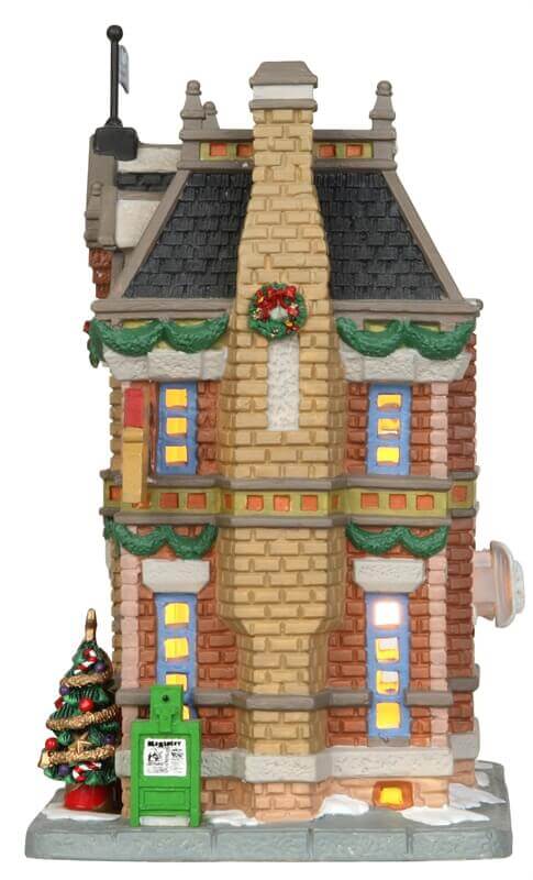 lemax-hillside-post-office-miniatur-weihnachtshaus image 2