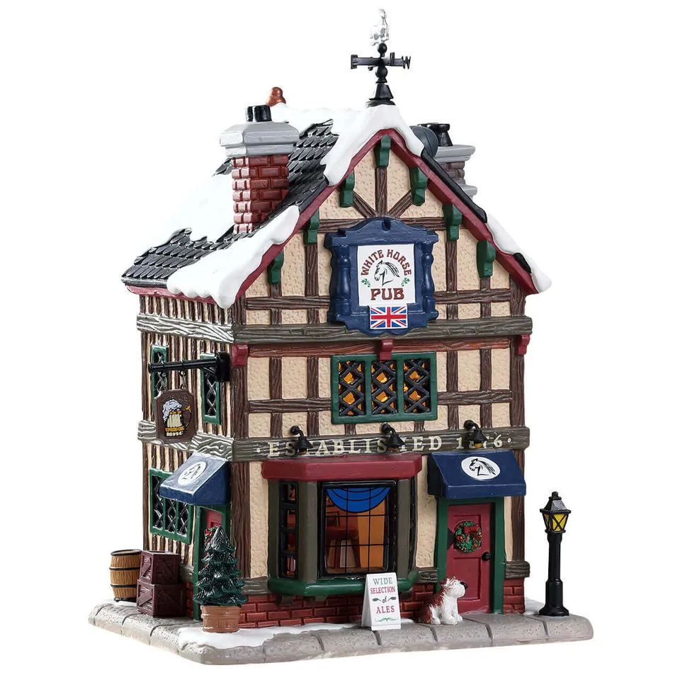 lemax-old-british-pub-beleuchtetes-miniaturhaus-f-r-weihnachtsdorf image 1