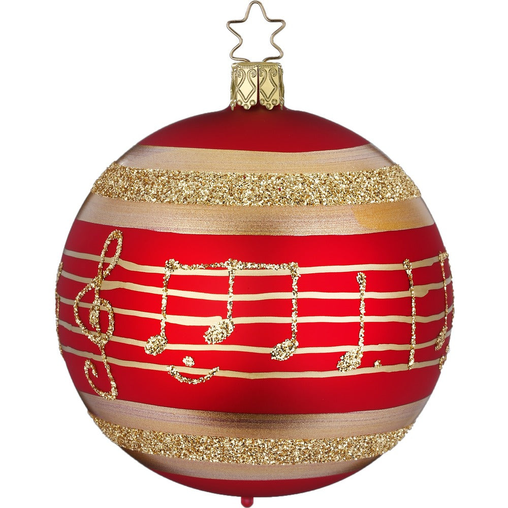 inge-glas-weihnachtsmelodie-rote-glas-christbaumkugel-8-cm image 1