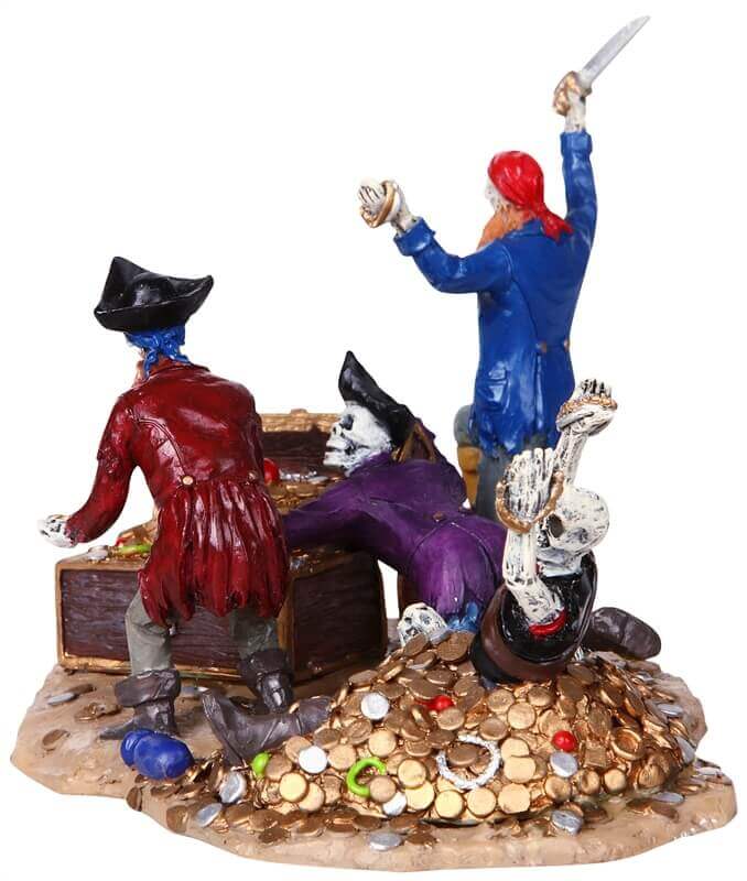 lemax-pirate-s-treasure-chest-spooky-town-piraten-schatztruhe image 4