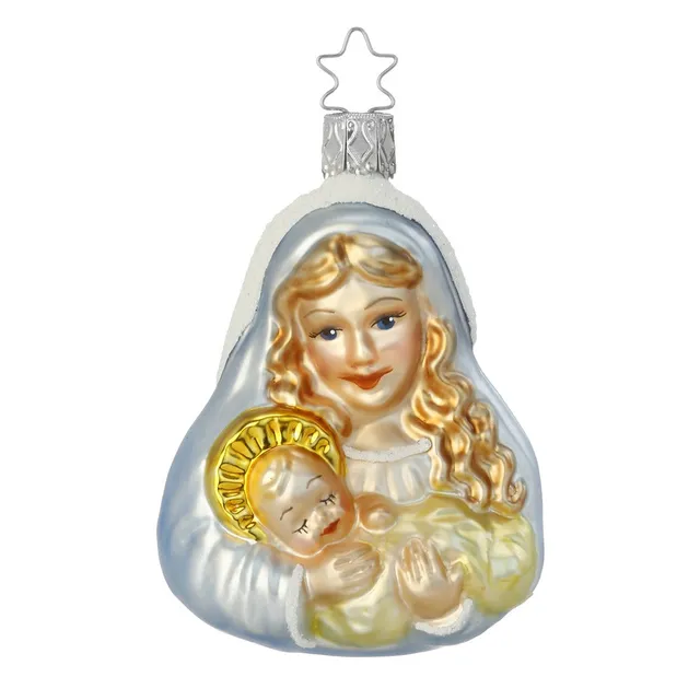 inge-glas-madonna-8-5-cm-handgefertigter-christbaumschmuck-aus-glas image 1
