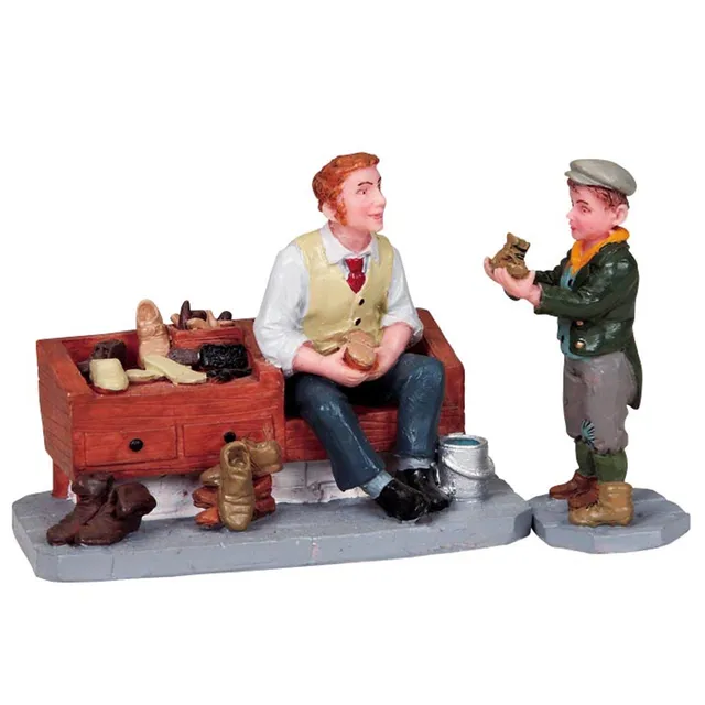 lemax-cobbler-miniaturfigur-schuster-handwerk image 1