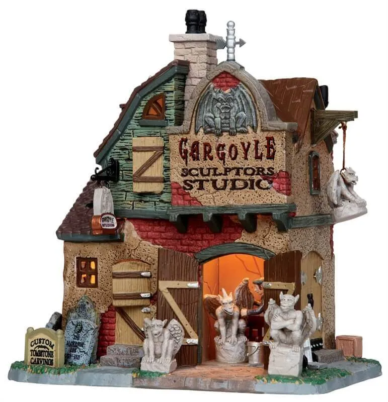 lemax-gargoyle-sculptor-s-studio-spooky-town-figur image 1