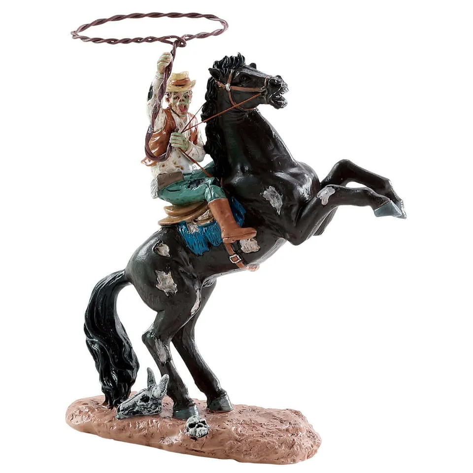 lemax-cow-ghoul-lasso-miniatur-figur-spooky-town image 1