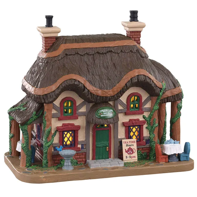 lemax-cypress-lane-bed-breakfast-weihnachtshaus-caddington image 1