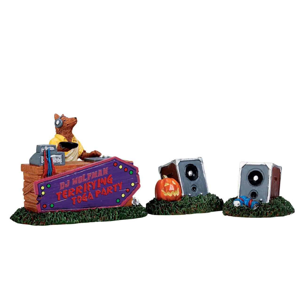 lemax-dj-wolfman-set-of-3-spooky-town-figurenset image 2