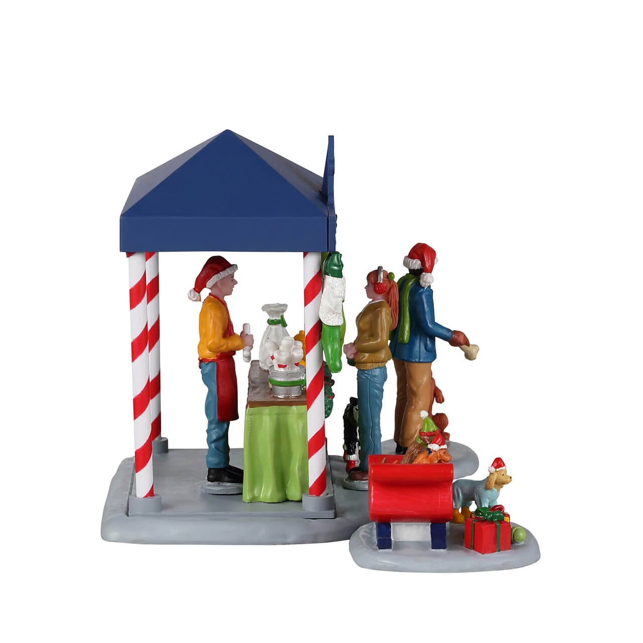 lemax-santa-claws-paws-tierladen-miniaturhaus image 2