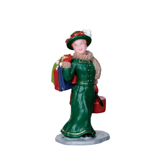 lemax-vintage-jolly-holiday-shopper image 1