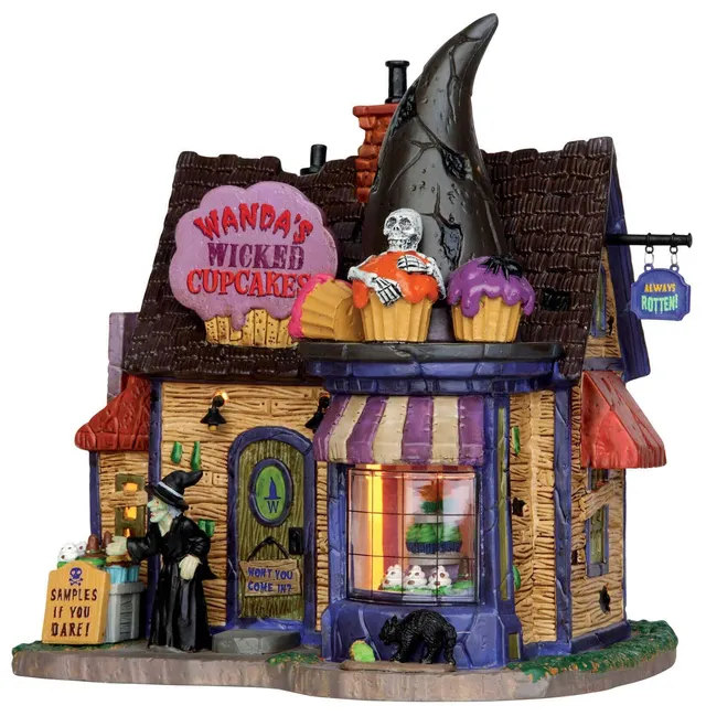 lemax-wanda-s-wicked-cupcakes-spooky-town-haus image 1