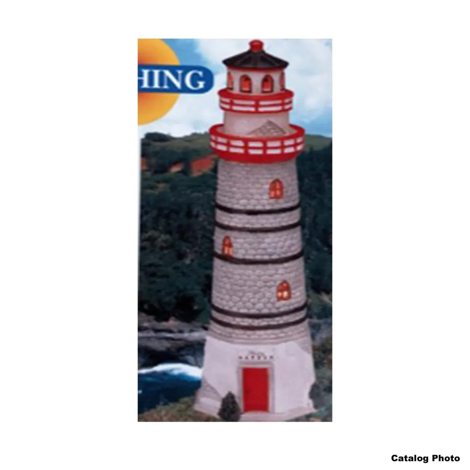 lemax-misty-harbor-lighthouse-miniatur-leuchtturm image 1