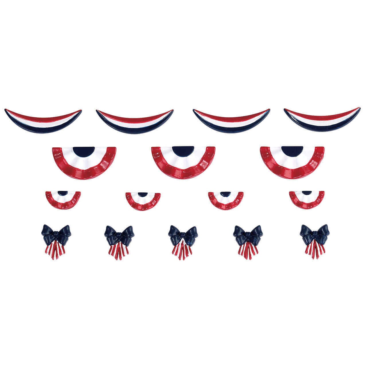lemax-american-flag-decoration-miniatur-flaggen-deko image 1