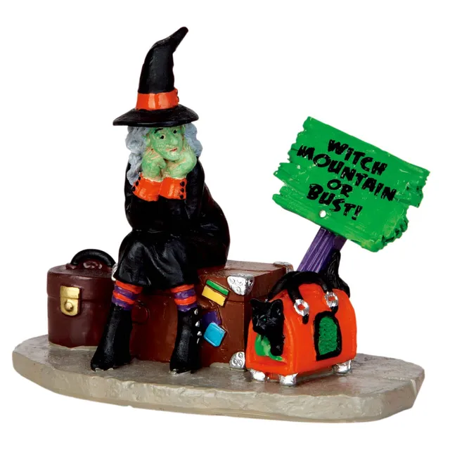 lemax-stranded-witch-spooky-town-miniaturfigur image 1