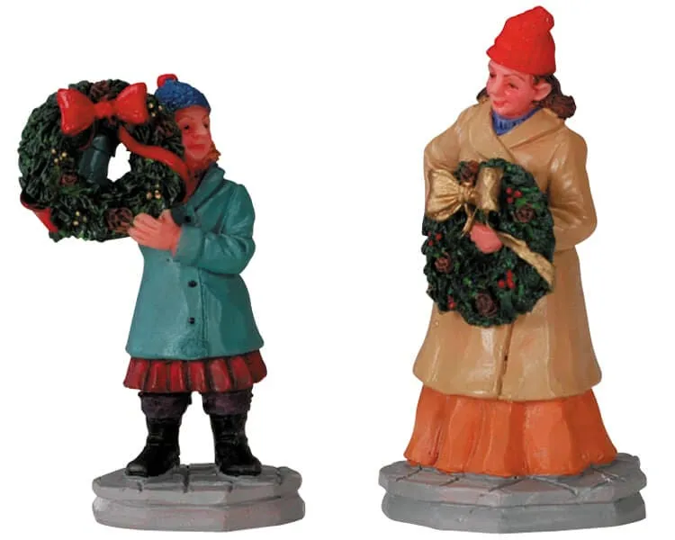 lemax-christmas-wreaths-miniatur-kr-nze-dorf-zubeh-r image 1