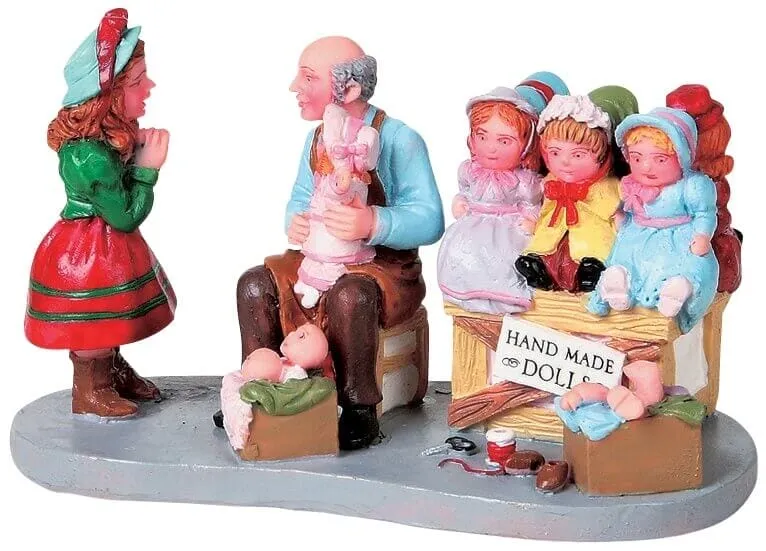 lemax-doll-maker-weihnachtsdorf-miniaturfigur image 1