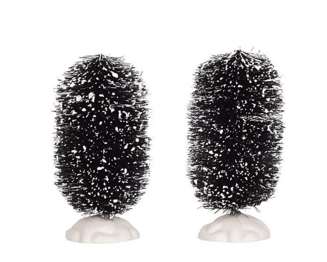 lemax-4-inch-oval-bristle-tree-2er-set-miniatur-b-ume image 1