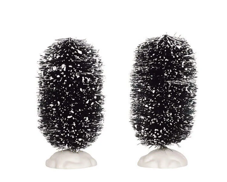lemax-4-inch-oval-bristle-tree-2er-set-miniatur-b-ume image 1
