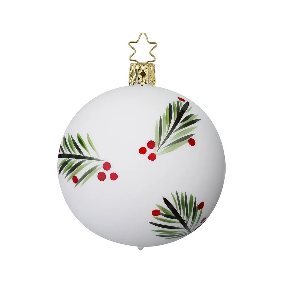inge-glas-tannenzweige-christbaumkugel-aus-glas-6-cm image 1