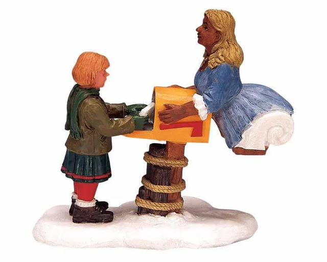lemax-get-the-mail-miniatur-figuren-set image 1