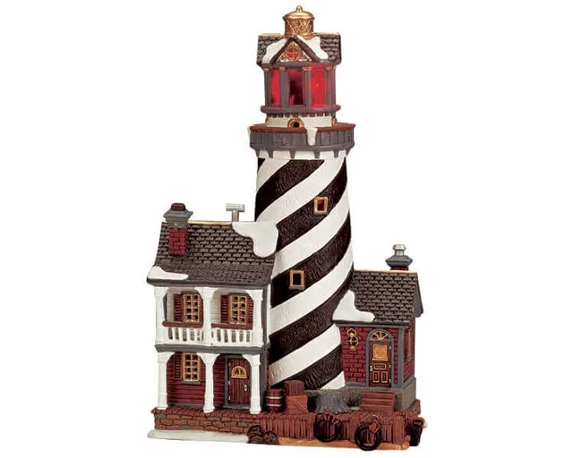 lemax-smuggler-s-cove-lighthouse-beleuchtetes-miniatur-leuchtturmhaus image 1