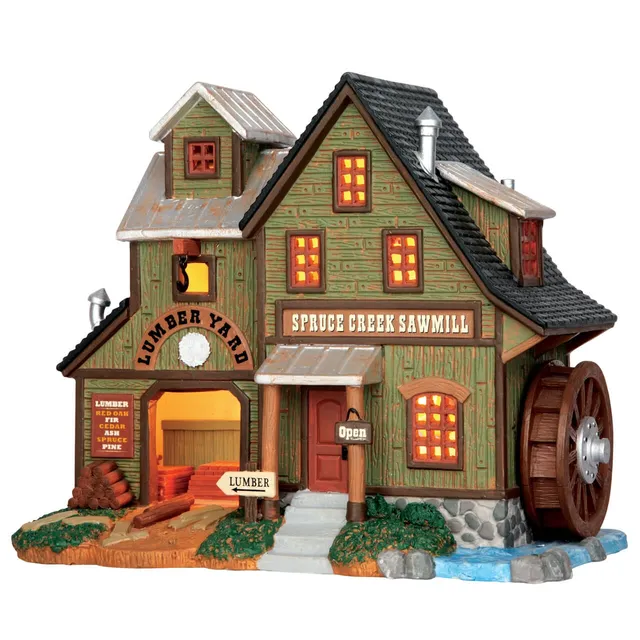 lemax-spruce-creek-sawmill-miniatur-s-gem-hle-f-r-weihnachtsdorf image 1