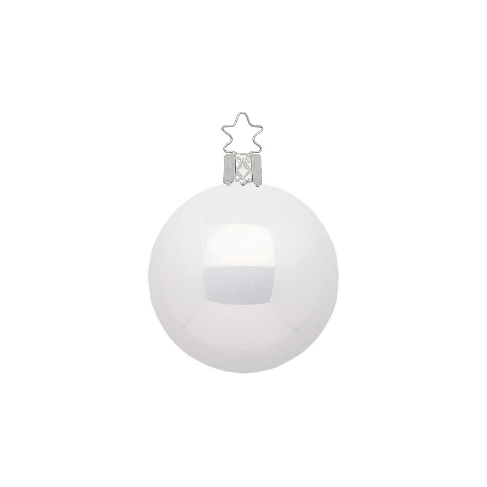 inge-glas-christbaumkugel-porzellanwei-opal-10-cm image 2